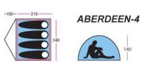 Savarra ABERDEEN 4 палатка