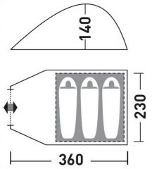 Greenell Керри 3 v.2 палатка