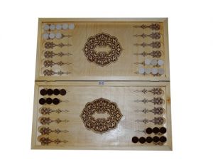 Нарды средние лакированные