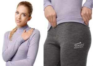 Norveg Wool+Silk водолазка женская