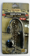 Фонарик гибкий на магните