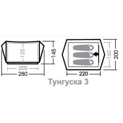 Nova Tour Тунгуска 3 палатка