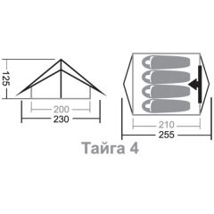 Nova Tour Тайга 4 N палатка